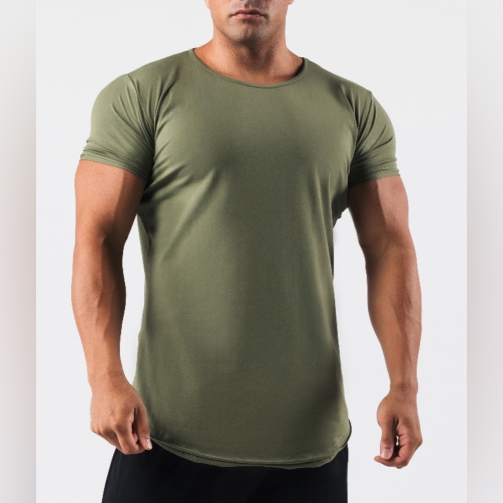 ESSENTIAL SCOOP NECK - RESEDA LARGE